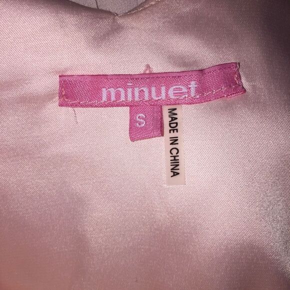 NWOT Minuet Peach Sleeveless Dress Sz S - Picture 7 of 12